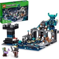 LEGO Minecraft The Deep Dark Battle Set, 21246 Biome Adventure Toy, Ancient City with Warden Figure