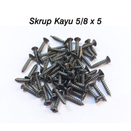 5/8x5 Wood Screws (50 pcs) / 1.5 cm Small Wood Screws
