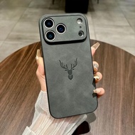 Apple 17 Pro Phone Case, Smooth Leather, Compatible with iPhone 17 Pro Max, Apple 16, Apple 15, New 