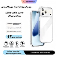 LEVINO i-Phone Case 17 Pro Max/ 17 Air/ 17e/ 16/ 16e/ 15/ 14/ 13 Plus Clear Hard Phone Casing For Tr