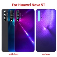 For Huawei nova 5T YAL-L21 YAL-L61 YAL-L71 YAL-L61D Back Glass Battery Cover Rear Door Case Housing Cover housing Replacement