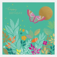 Sara Miller London Happy Birthday Butterfly Card - SAM02