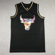 2022 Chicago Bulls #23 Diamond Black Gold Basketball Jersey