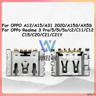 USB Charging Port Dock Plug Charging Socket For Oppo A1k A5s A12 A15 A31 Realme C2 C3 C11 C12 C15 5i