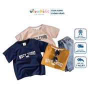 Children's T-Shirts with Personalized Letters Printed for Children, Cotton Shirts with Letters Print