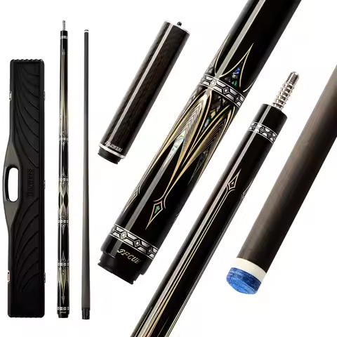 JFLOWERS Cue JF 20-26 Gold Armor Billiards Kit Carbon Fiber Pool Cue Low Deflection Pool Cue Stick