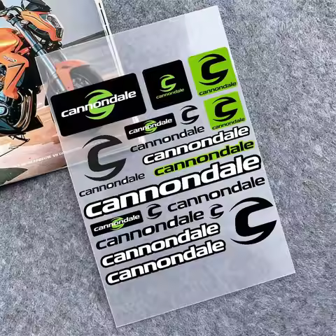 For Cannondale Motorcycle Reflective Stickers Waterproof Decals For Helmet Scooter Fuel Tank Toolbox