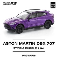 POP RACE POPRACE 1:64 <PR64-268> Aston Martin DBX 707 Storm Purple Die Cast Car Model