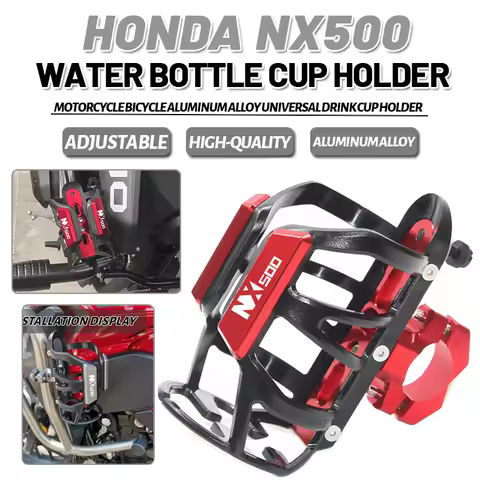 For HONDA NX500 NX 500 nx500 2023-2024 2025 Motorcycle CNC Accessories Beverage Water Bottle Cage Dr