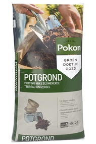 Pokon Potting Soil Mix 20 L with 60 Days Fertiliser and Trace Elements and Organic Matter 20%