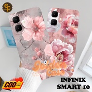 [GCS493] Fashion Case for Infinix Smart 10 4G 2025 Tecno Spark Go 2 4G 2025 fl0wers pinkk cute aesth