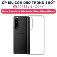 Transparent Silicone Case for Sony Xperia 1 Mark 1,2,3,4,5,6, XZ3, XZ4 - Vina AT