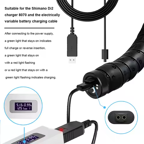 For Bicycle EW-EC300 Di2 11s Battery Charger Charging Cable USB Typec 105 7170 8150 8170 9250 9270 8