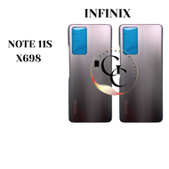 Backdoor Infinix Note 11S X698 Original (Tulang Samping penutup mesin)