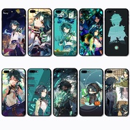 for iPhone 5 5S 6 6S 7 8 Plus NF18 xiao genshin impact Black Border TPU Phone Case | Flexible, Shock