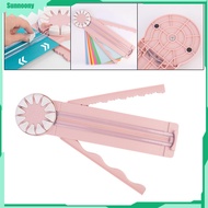 Sunnoony Paper Trimmer 12 in 1 Paper Cutter Portable Paper Cutting Tool Multifunctional with Dial Bl