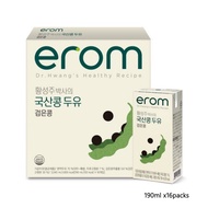 Erom Dr.Hwang Black Bean Soymilk 190mlX16pack Soya Milk