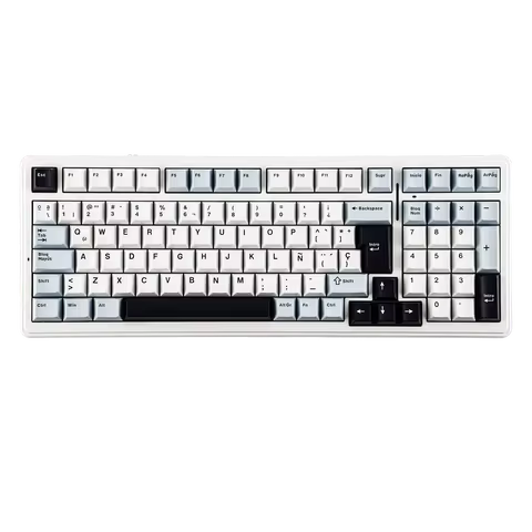 AULA F99 ISO-ES 96% QWERTY Layout Hot-Swap Spanish Gaming Keyboard with Cable RGB Backlighting Pre-l