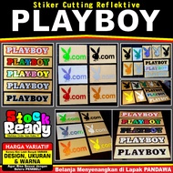 Reflective Cutting Sticker: "PLAY BOY"