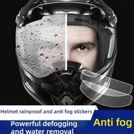Clear Rainproof Anti-fog Film Helmet Patch Film Motorcycle Films Resistant Helmet Fog Lens P4b4