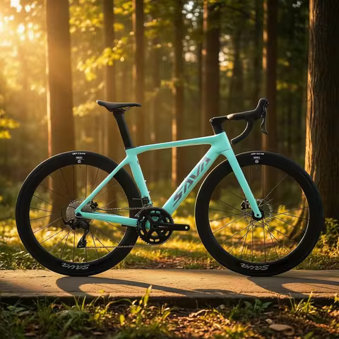 SAVA A7L 26 new Low-Priced Carbon Fiber Road Bike with SENSAH 7120 Kit 24 Speed Lightweight 8.9kg Ro