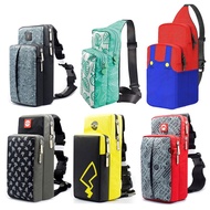 Shoulder Storage Bag For Nintendo Switch Oled Dock Travel Carry Crossbody Chest Bags NS Lite Sling Backpack Pouch Case Accessories