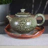 【母親節禮物】280ml 柴燒天然落灰 手拉坯茶壺 鶯歌葉敏祥作品
