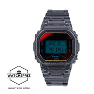 [Watchspree] Casio G-Shock DW-5600 Lineup Beach Time Lapse Series Translucent Grey Resin Band Watch 