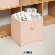 Informa 32x25x32 cm Folding Storage Box - Pink Multipurpose Box Storage Container Storage Box Organi
