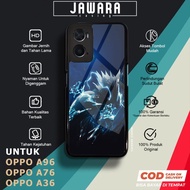 Case Oppo A96 A76 A36 Casing Jawara hxh Glossy Aesthetic Custom Anime