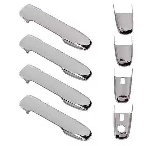 Chrome Door Handle Cover Sticker Exterior Accessories For Toyota Avanza Premio Veloz Cross 2022+