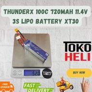 ThunderX 100C 720mah 11.4V 3S Lipo spare part XT30 Best