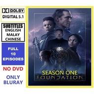 F2D01 Foundation Season 1 (2021) [10 EPISODES] (2 DISCS) Drama/Sci-Fi Drama/FiksyenSains