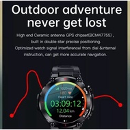 K37 Smartwatch, GPS, 1.32" Big Screen, konek STRAVA, Fitness tracker.