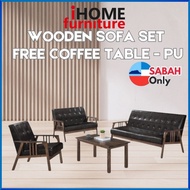 iHOME FURNITURE SABAH 🔥READY STOCK🔥SOFA SET 123 FREE 1 COFFEE TABLE I SOFA MURAH