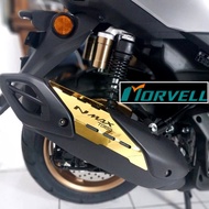Nmax turbo neo s techmax muffler cover garnish Exhaust Shield cover nmax exhaust cover