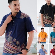 KATUN [E6Q > RED SKULL Collared T-Shirt Solo Batik Bird CottonPOLO PocketADA 財