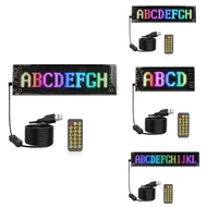 Led Matrix Display Car Panel Flexible Pixel Programmable Scrolling Advertising DIY Animation Text Ma