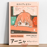 Anya Forger Spy x Family Metal Poster TV Shows Movie Game Anime Tin Sign House Decoration Wall Art Room Decor NZ3566