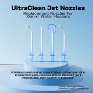 Xiaomi UltraClean Jet Oral Irrigator Nozzles Replacement Water Flosser Nozzles (4 Nozzles With Casin