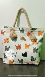 JUAL TAS JINJING TALI SUMBU KAIN KANVAS / TAS MUKENA / TAS WANITA / TAS TOTE BAG TOTEBAG KECIL [34x