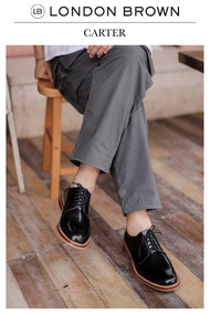 LONDON BROWN - CARTER รองเท้าหนัง ทรง DERBY