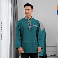 Ereste269 - Baju Koko Pria Dewasa Akhtar Kurta Premium Katun Toyobo Terbaru Lengan Panjang Warna Tos