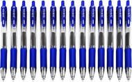 ปากกาโรลเลอร์บอลหมึกเจล Zebra - Sarasa แบบยืดหดได้ - แห้งเร็ว - 0.7 มม. - สีน้ำเงิน - แพ็ค 14 ชิ้น