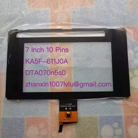 New 7 Inch 10 Pins Touch Screen KA5F-611J0A DTA070n5s0 For 2015-2018 Mazda CX5 Car DVD Multimedia Pl