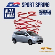 D2 Sport Spring Perodua Alza