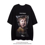 MYS t shirt lelaki S-7XL Cotton Men MYS t shirt lelaki s Fashion Oversized Plus Size Half Sleeves Te