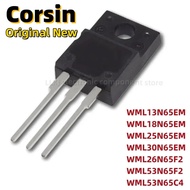 5PCS WML13N65EM WML18N65EM WML25N65EM WML30N65EM WML26N65F2 WML53N65F2 WML53N65C4 TO-220F MOS FET TO