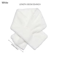 Syal Bulu Wanita Penghangat Leher Musim Dingin Winter Neck Fur Scarf