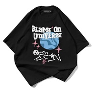 “ BLAME PUFF “ OVERSIZE T-SHIRT / DISTRO MEN'S OVERSIZE T-SHIRT / SHORT SLEEVED OVERSIZE T-SHIRT S~5